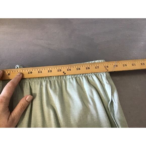 NWOT Thread Wave Cream and Green Shorts and Tee Pajama Set Large - Picture 11 of 12